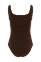 'Asia' one-piece swimsuit Brown