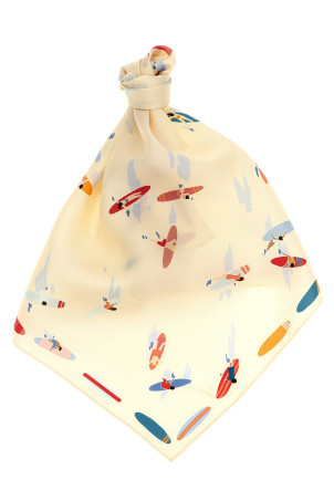 'En Attendant la Vague' scarf Multicolor