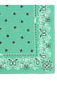 'French Bandana' print scarf  Green