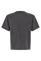 T-shirt with openwork details Gray