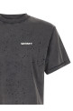 T-shirt with openwork details Gray