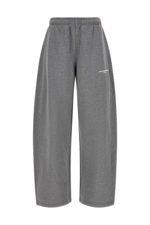 Logo fleece pants Gray