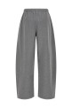 Logo fleece pants Gray