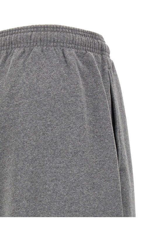 Logo fleece pants Gray