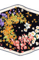 'Primavera' print diamond scarf Multicolor