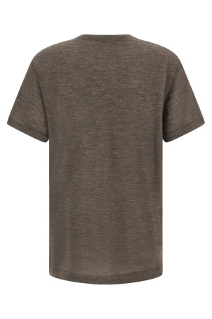 Knitted T-shirt Brown