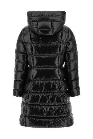 'Marusse' down jacket with Chevron quilting Black