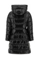 'Marusse' down jacket with Chevron quilting Black