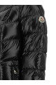 'Marusse' down jacket with Chevron quilting Black