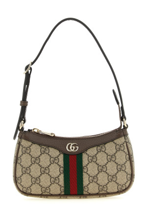 'Mini Ophidia' shoulder bag Beige