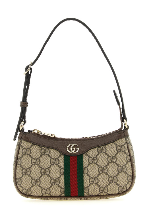 'Mini Ophidia' shoulder bag Beige