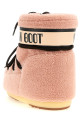 Icon Low Fleece ankle boots Pink