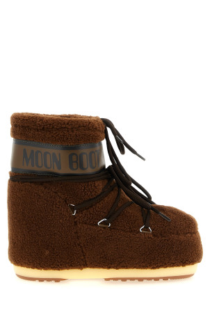 Ботинки Icon Low Fleece до щиколотки, коричневые MOON BOOT 80D1409700M004