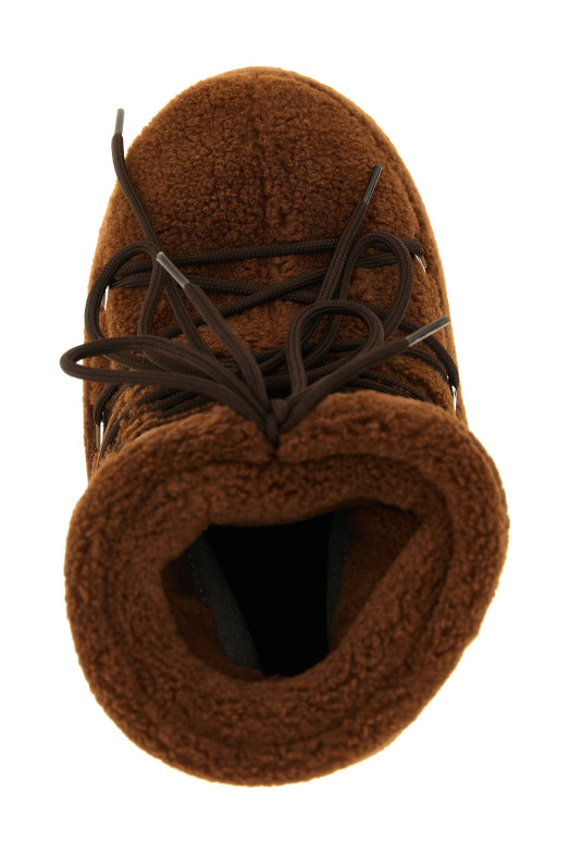 Icon Low Fleece ankle boots Brown