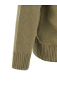 'Lambswool GRS' cardigan with Lens detail Green