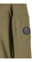 'Lambswool GRS' cardigan with Lens detail Green