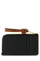 KNOT detail card holder Black
