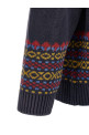 Кардиган «Isles» с интарсией, синий FOFW26SW045150043