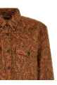 Сорочка оранжевого кольору з нерівною бахромою DRIES VAN NOTEN  2620207094077701