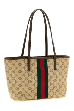 'Tribeca' shoulder bag with tape WEB Beige