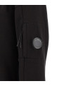 'Diagonal Raised Fleece ' sweatshirt and Lens detail Black