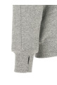 'Diagonal Raised Fleece ' sweatshirt and Lens detail Gray