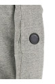 'Diagonal Raised Fleece ' sweatshirt and Lens detail Gray