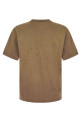Openwork T-shirt Brown