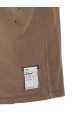 Openwork T-shirt Brown