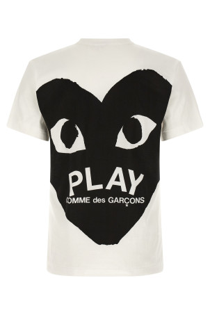 T-Shirt with heart patch White