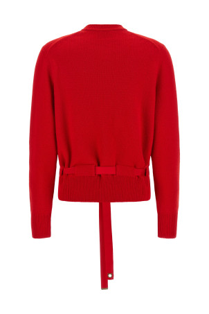 Кардиган з поясом, червоний FERRAGAMO 796166NEWRED