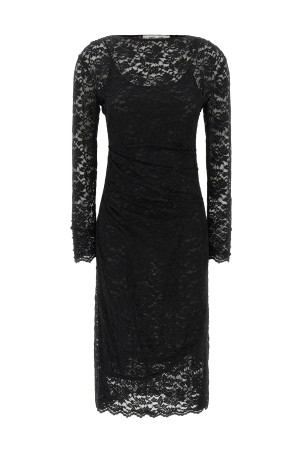 'Darrius' lace dress Black