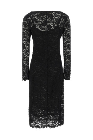 'Darrius' lace dress Black