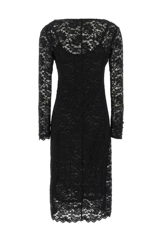 'Darrius' lace dress Black
