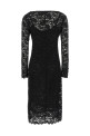 'Darrius' lace dress Black