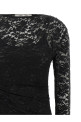 'Darrius' lace dress Black
