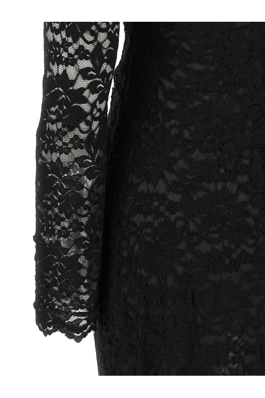 'Darrius' lace dress Black
