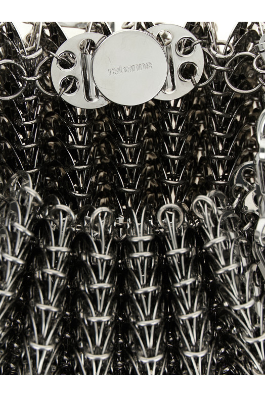 'Chainmail' shoulder bag Silver