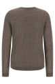 Sweater with rolled neckline Brown