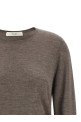 Sweater with rolled neckline Brown