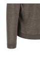 Sweater with rolled neckline Brown