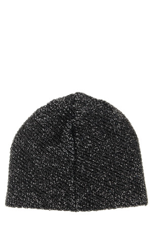 'Jude' beanie with micro sequins Black
