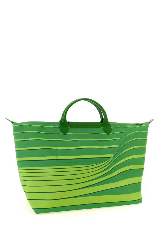 LONGCHAMP 'Le Pliage S' дорожная сумка зелёного цвета L1624HKHH51