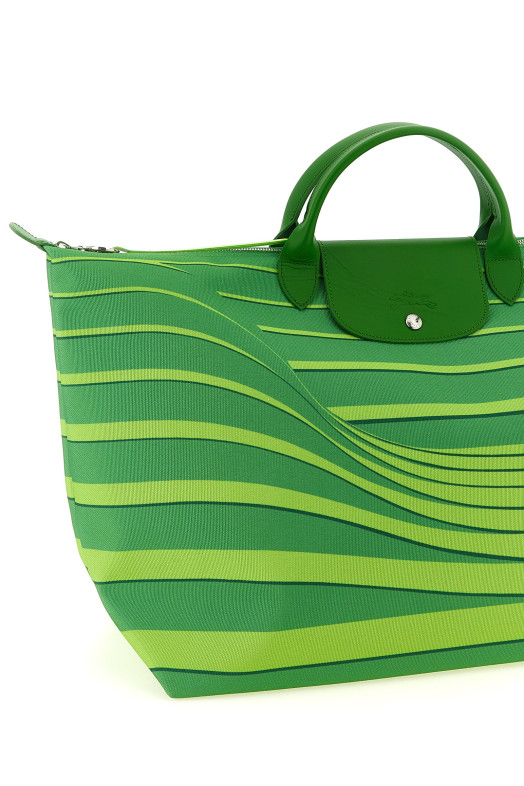 LONGCHAMP 'Le Pliage S' дорожная сумка зелёного цвета L1624HKHH51