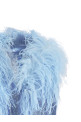 Dress with removable crystals and feathers BLUE