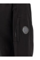 'Diagonal Raised Fleece' sweatshirt with Lens detail Black