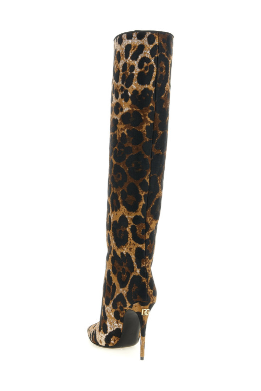 Leo Jacquard Boots Multicolor