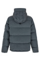 Crumpled effect down jacket Gray