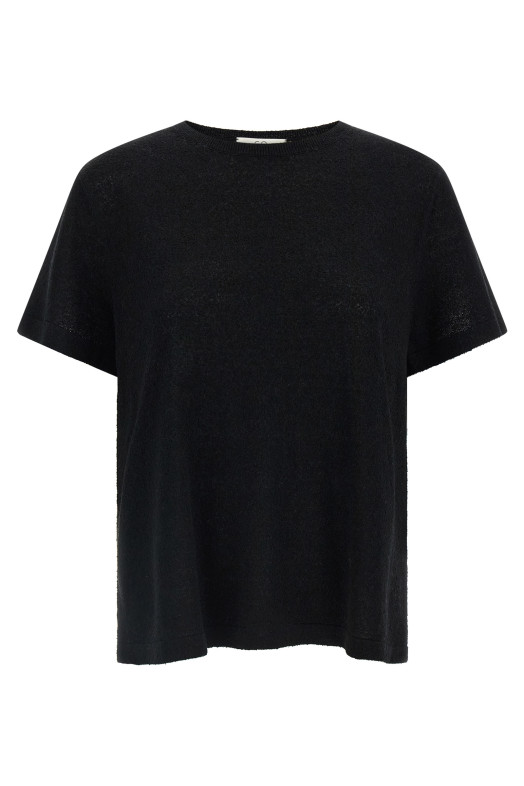 Knitted T-shirt Black
