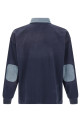 'Crestfield' polo shirt with patch Blue